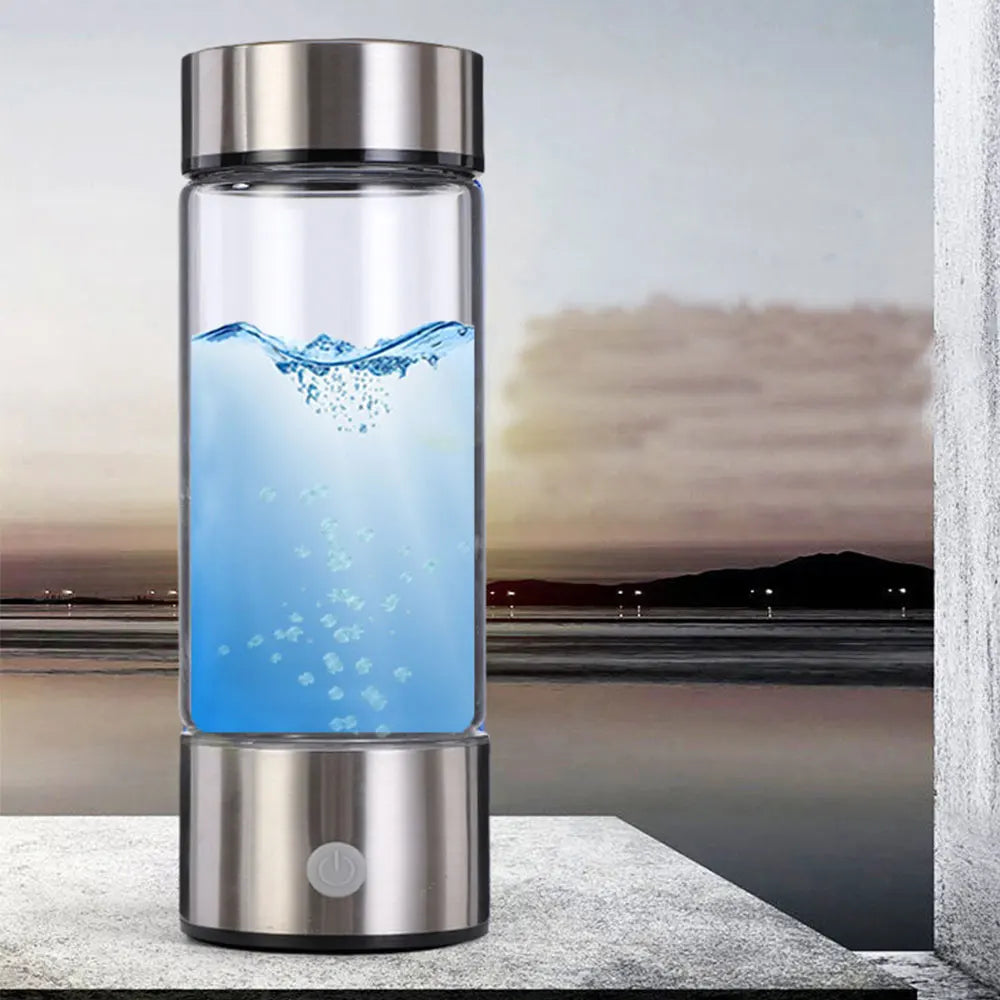 Hydrogen Generator Water Cup Filter Ionizer Maker 420ML Hydrogen-Rich Water Portable Super Antioxidants ORP Hydrogen Bottle