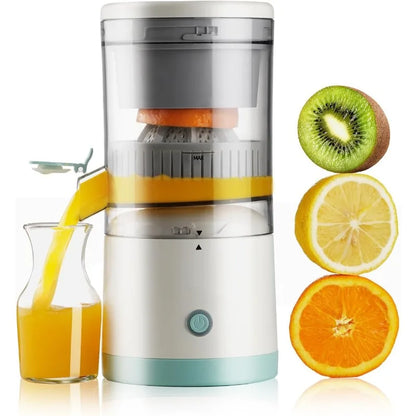 Electric Juicer Rechargeable - Citrus Juicer Machines with USB and Cleaning Brush Portable Juicer for Orange, Lemon, Grapefruit